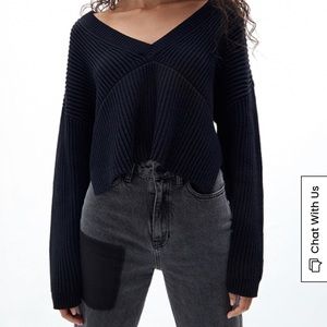 Pacsun slit sweater
